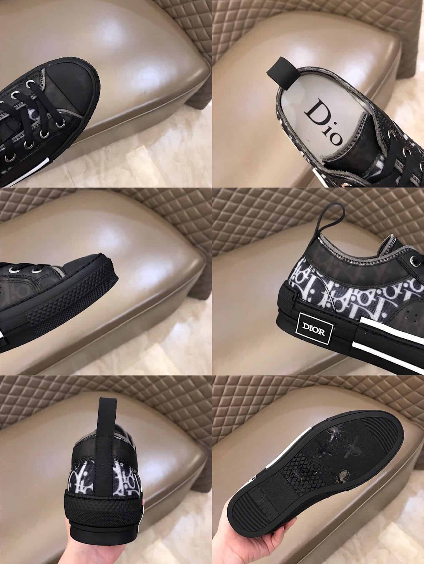DIOR "B23" LOW-TOP DIOR OBLIQUE SNEAKER - CD1