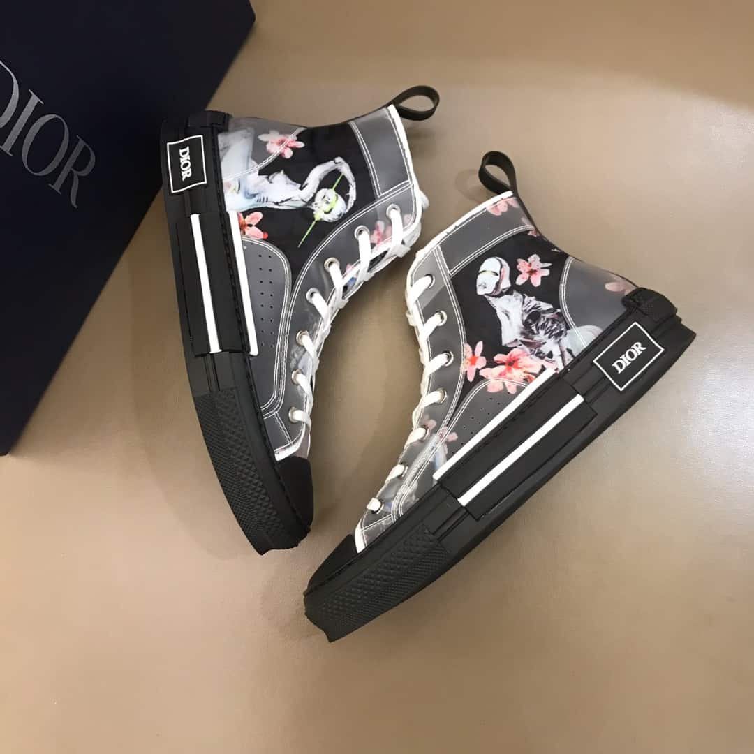 DIOR HIGH-TOP DIOR AND SORAYAMA SNEAKER - CD18