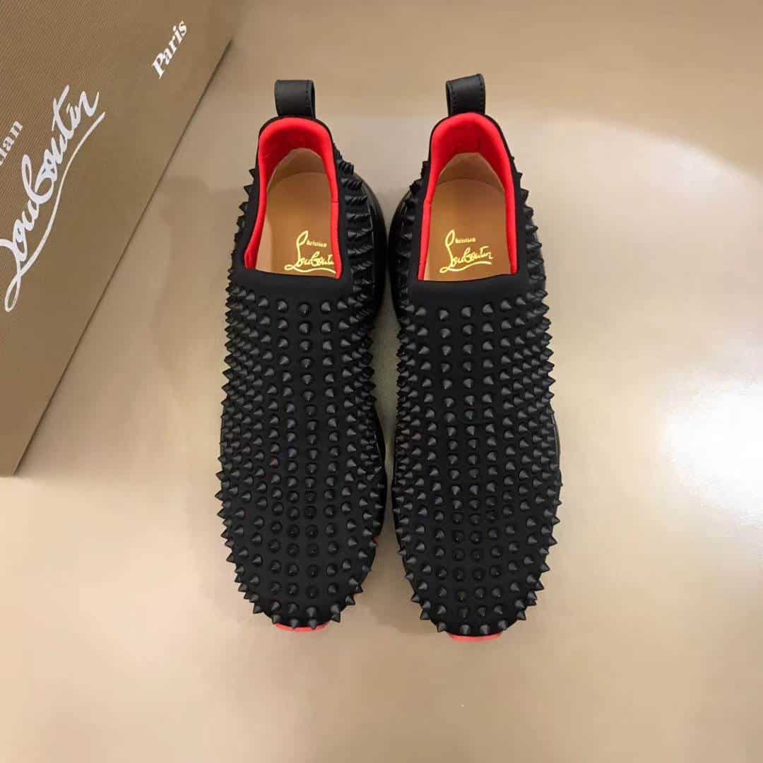 CHRISTIAN LOUBOUTIN SPIKE SOCK SNEAKER - CL52