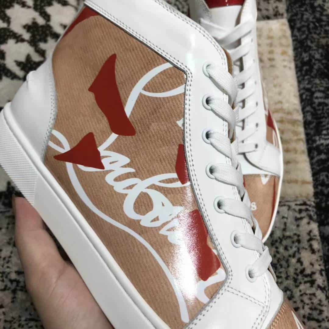CHRISTIAN LOUBOUTIN HIGH TOP SNEAKER - CL12