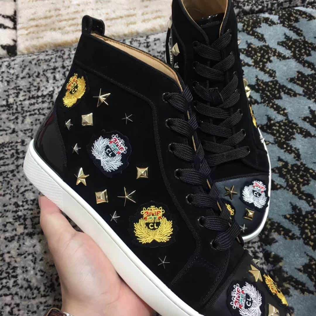 CHRISTIAN LOUBOUTIN HIGH TOP SNEAKER - CL49