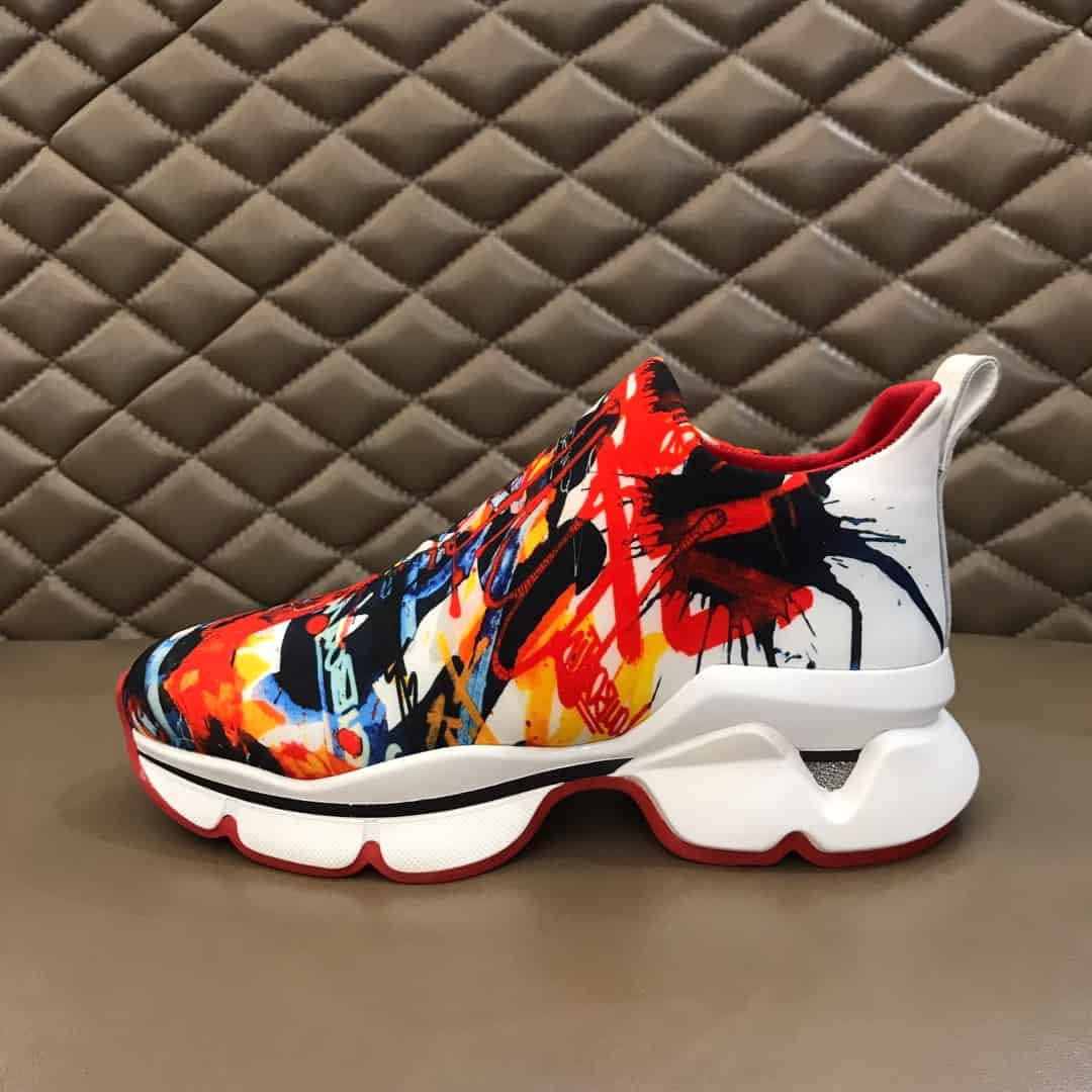 CHRISTIAN LOUBOUTIN SPACE RUN SOCK SNEAKER - CL63