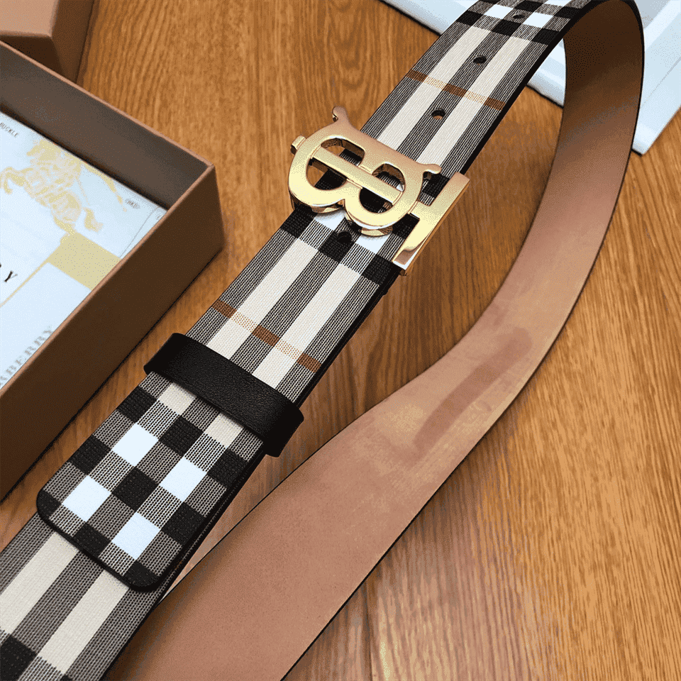 BURBERRY REVERSIBLE MONOGRAM MOTIF VINTAGE CHECK BELT