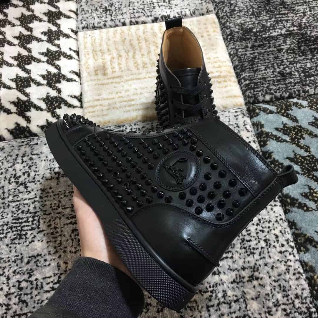 CHRISTIAN LOUBOUTIN HIGH TOP SNEAKER - CL13