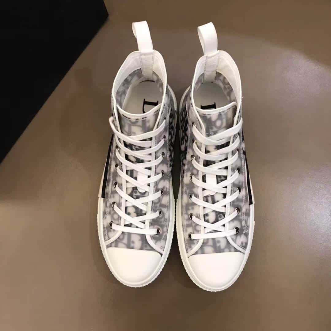 DIOR "B23" HIGH-TOP DIOR OBLIQUE SNEAKER - CD14