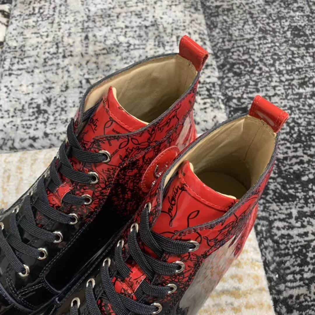 CHRISTIAN LOUBOUTIN HIGH TOP SNEAKER - CL15