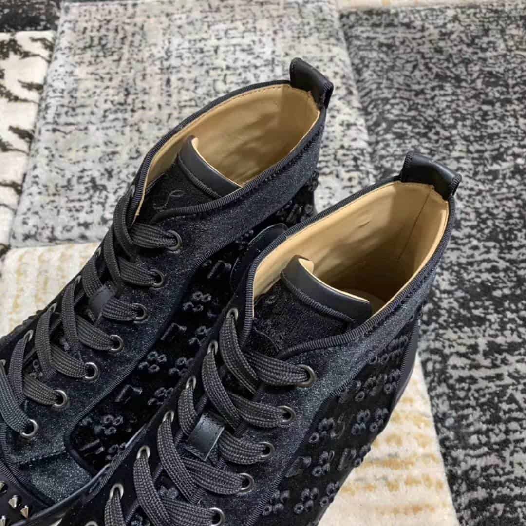 CHRISTIAN LOUBOUTIN HIGH TOP SNEAKER - CL23