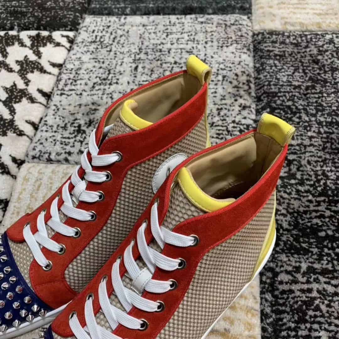 CHRISTIAN LOUBOUTIN HIGH TOP SNEAKER - CL40