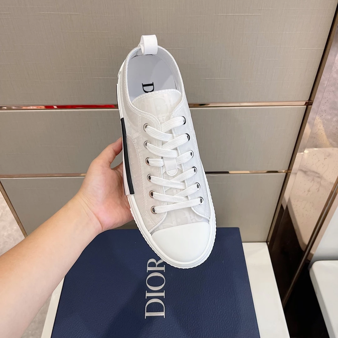 DIOR "B23" LOW-TOP DIOR OBLIQUE SNEAKER - CD7