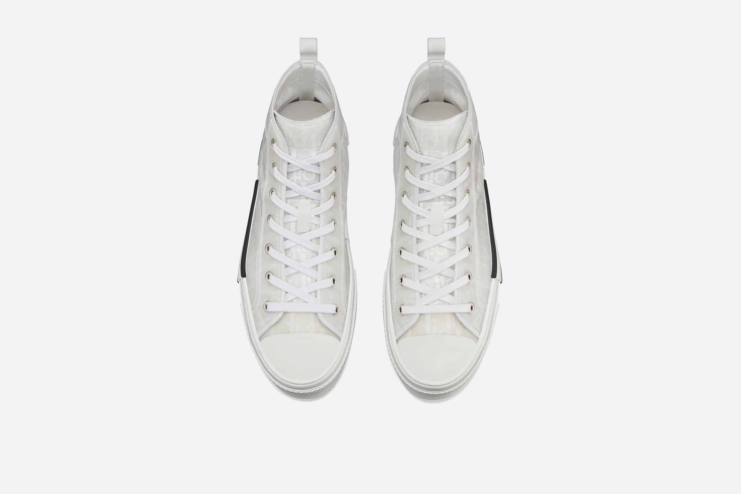 DIOR LIMITED EDITION "B23" HIGH-TOP DIOR OBLIQUE SNEAKER- CD15