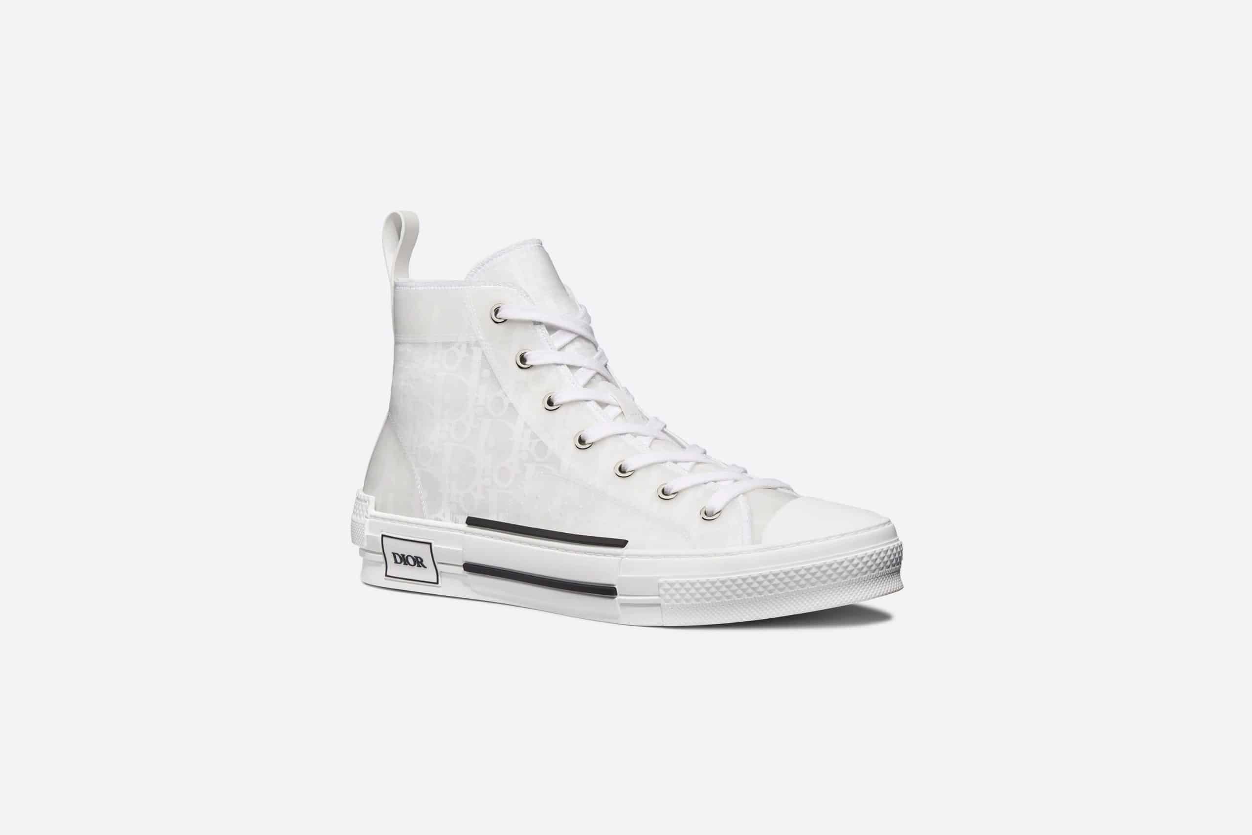 DIOR LIMITED EDITION "B23" HIGH-TOP DIOR OBLIQUE SNEAKER- CD15