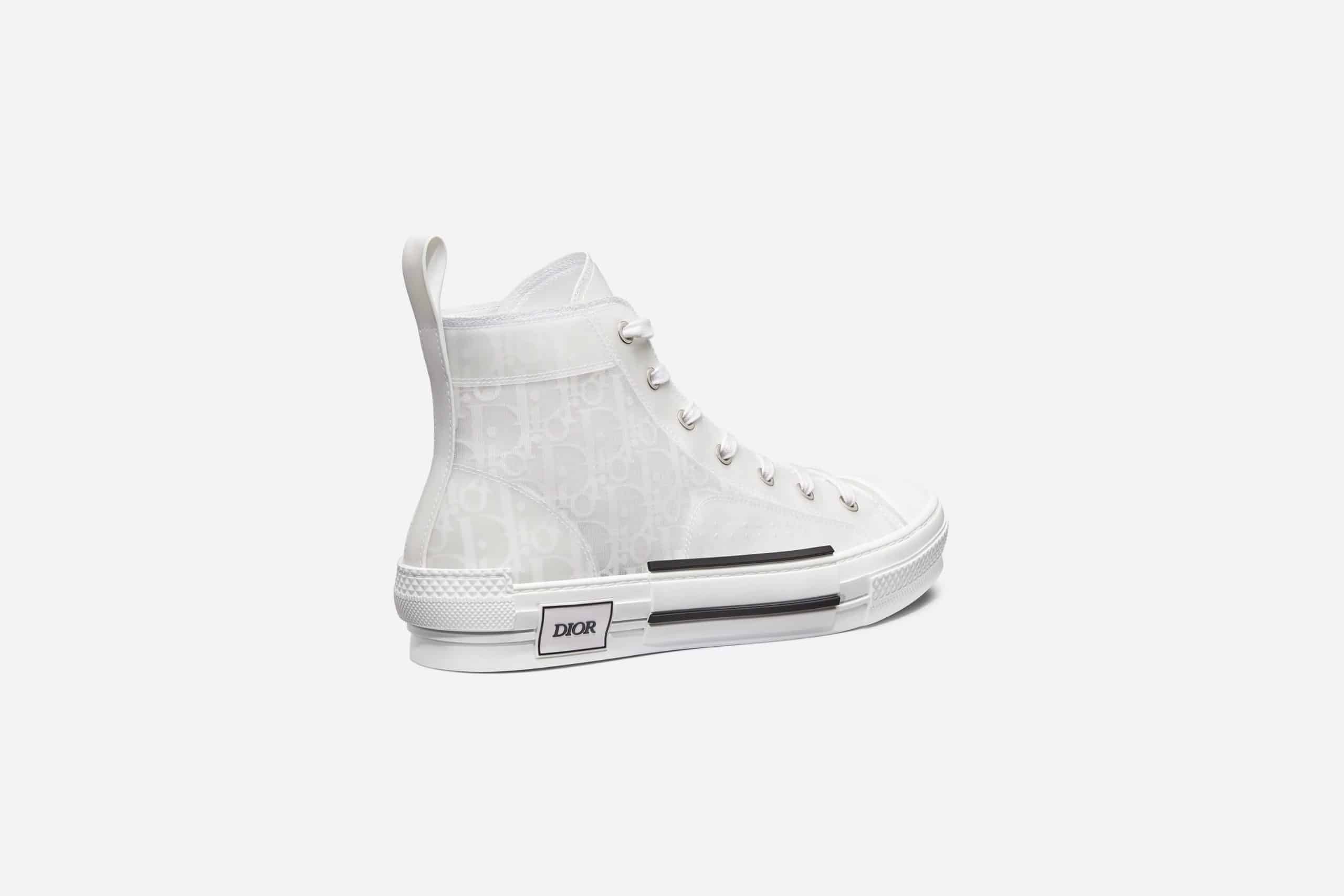 DIOR LIMITED EDITION "B23" HIGH-TOP DIOR OBLIQUE SNEAKER- CD15