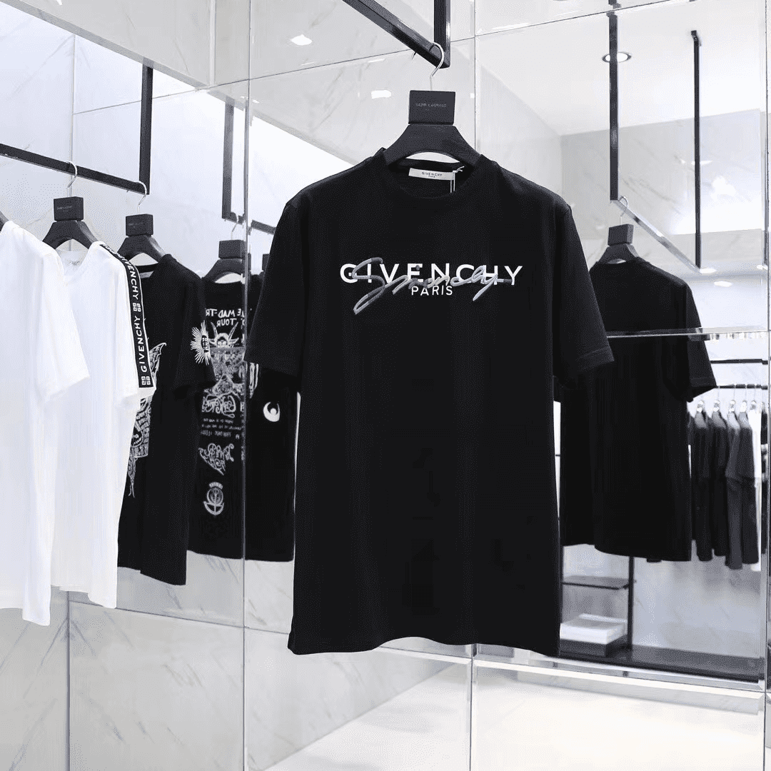GIVENCHY RAINBOW SIGNATURE COTTON T-SHIRT - GVC4