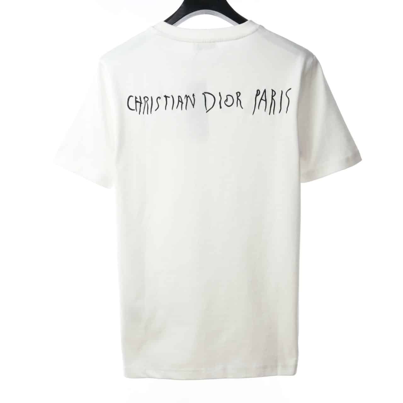 DIOR ARTIST SIGNATURE LETTER EMBROIDERY LOGO