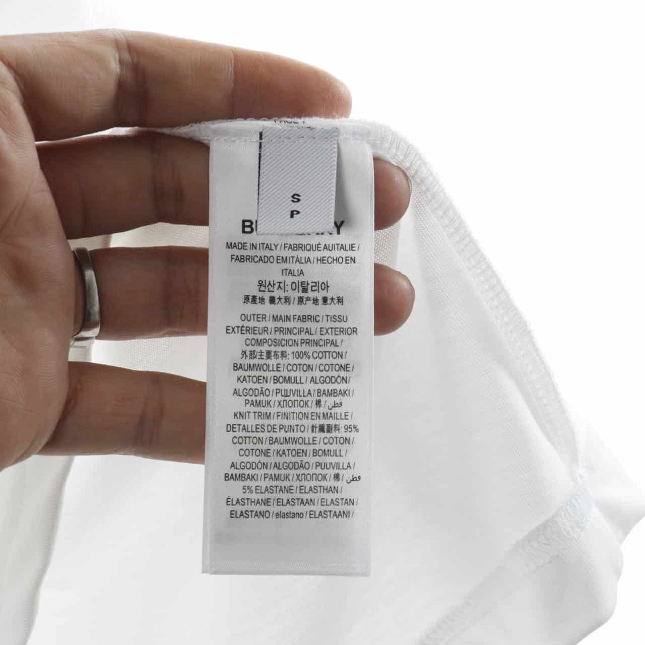 BALENCIAGA ANGEL PRINT CREW NECK T SHIRT