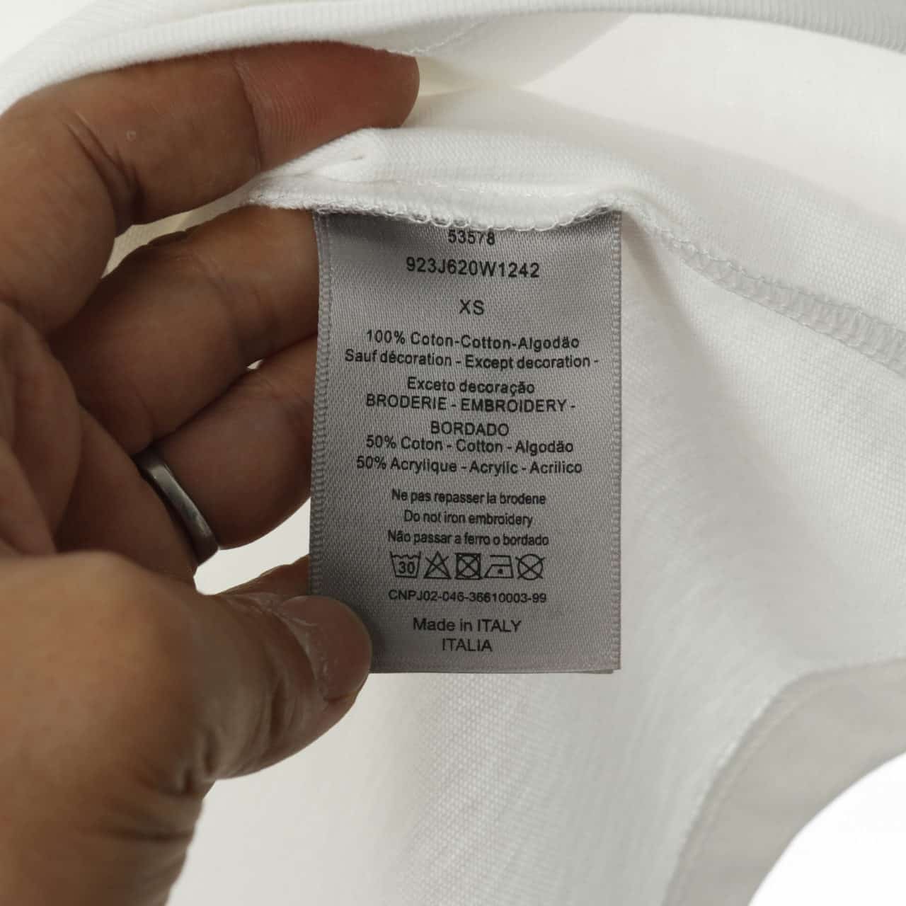 DIOR COUPLE BASKETBALL TIGHT-KNIT T-SHIRT