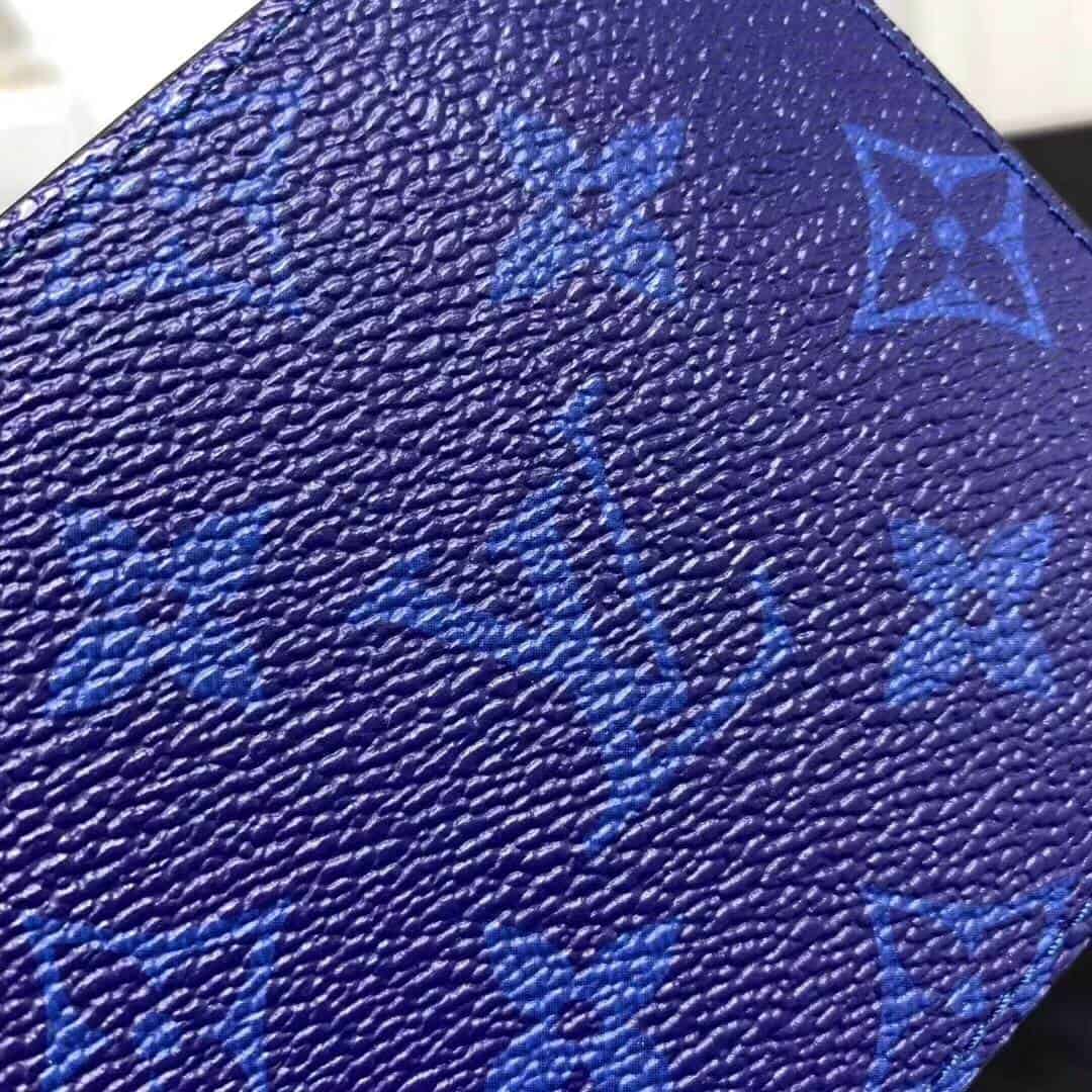 LOUIS VUITTON BLUE MULTIPLE WALLET