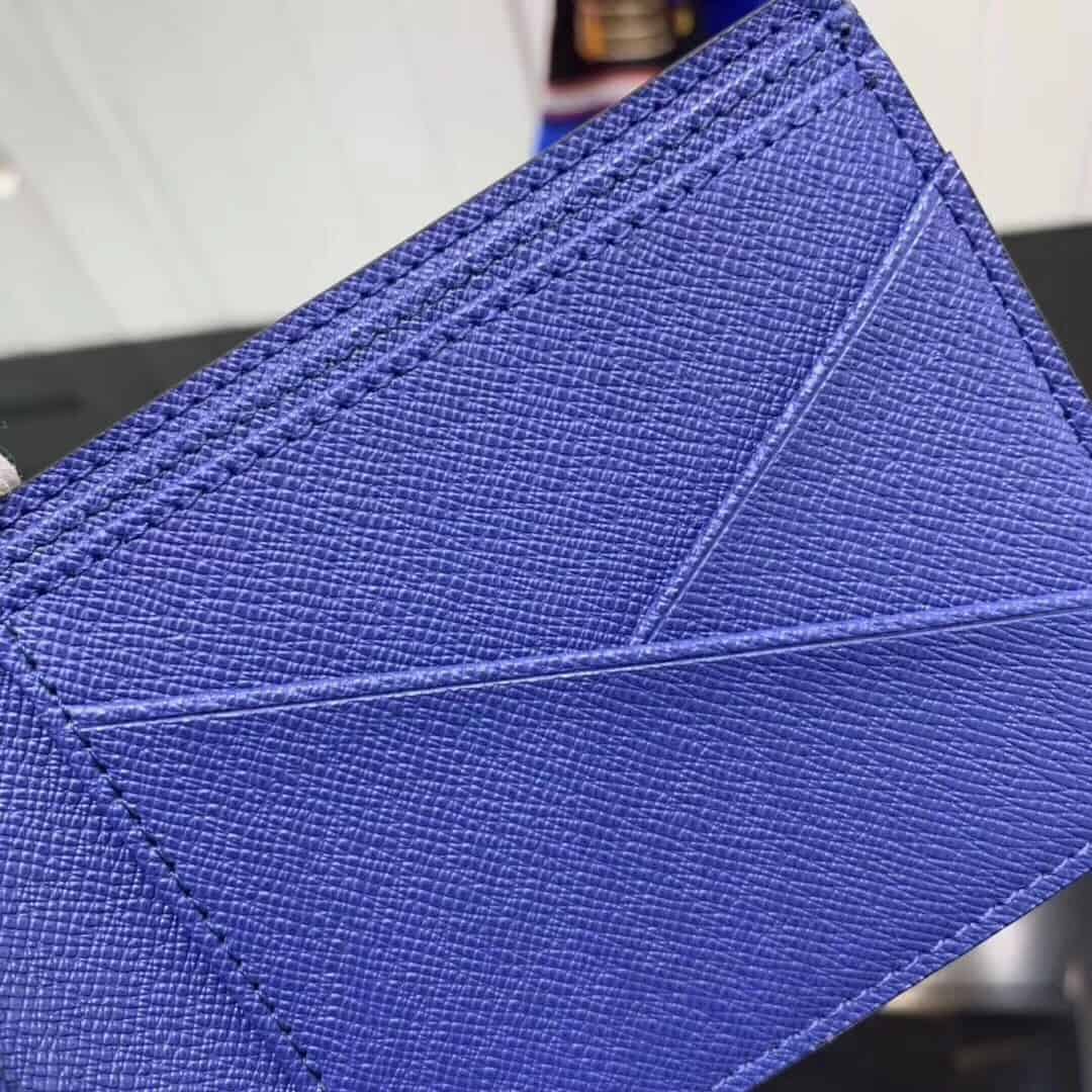 LOUIS VUITTON BLUE MULTIPLE WALLET