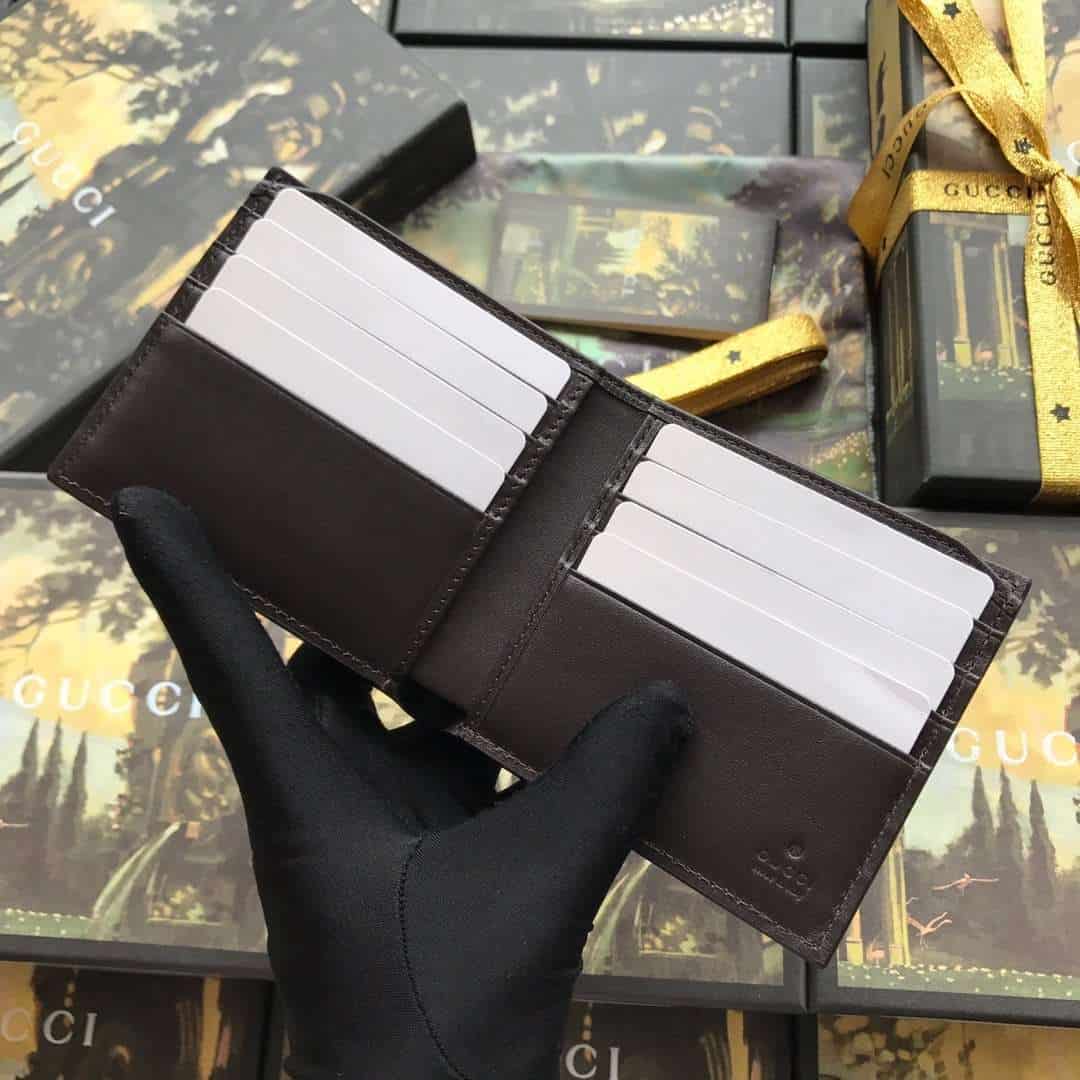 GUCCI WEB GG SUPREME WALLET