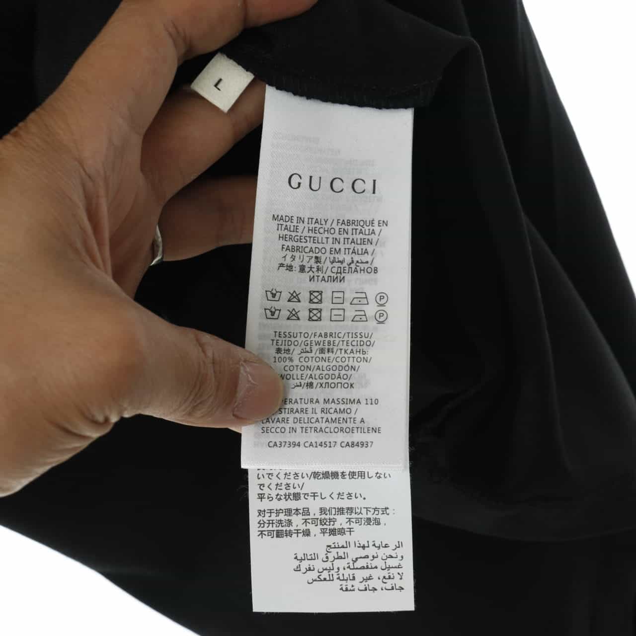 GUCCI PRINT T SHIRT WHITE - RED GC29