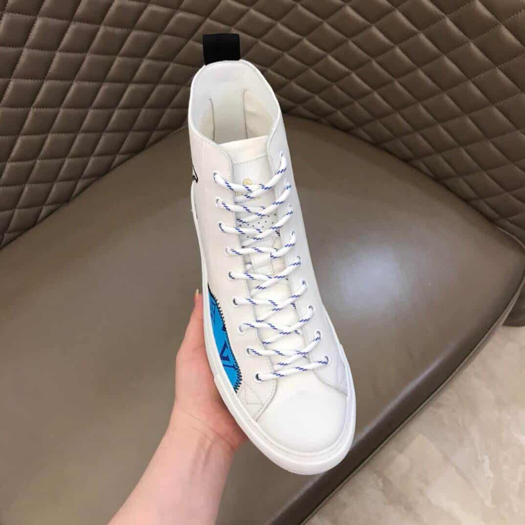 LOUIS VUITTON TATTOO HIGH TOP WHITE SNEAKER - LV76