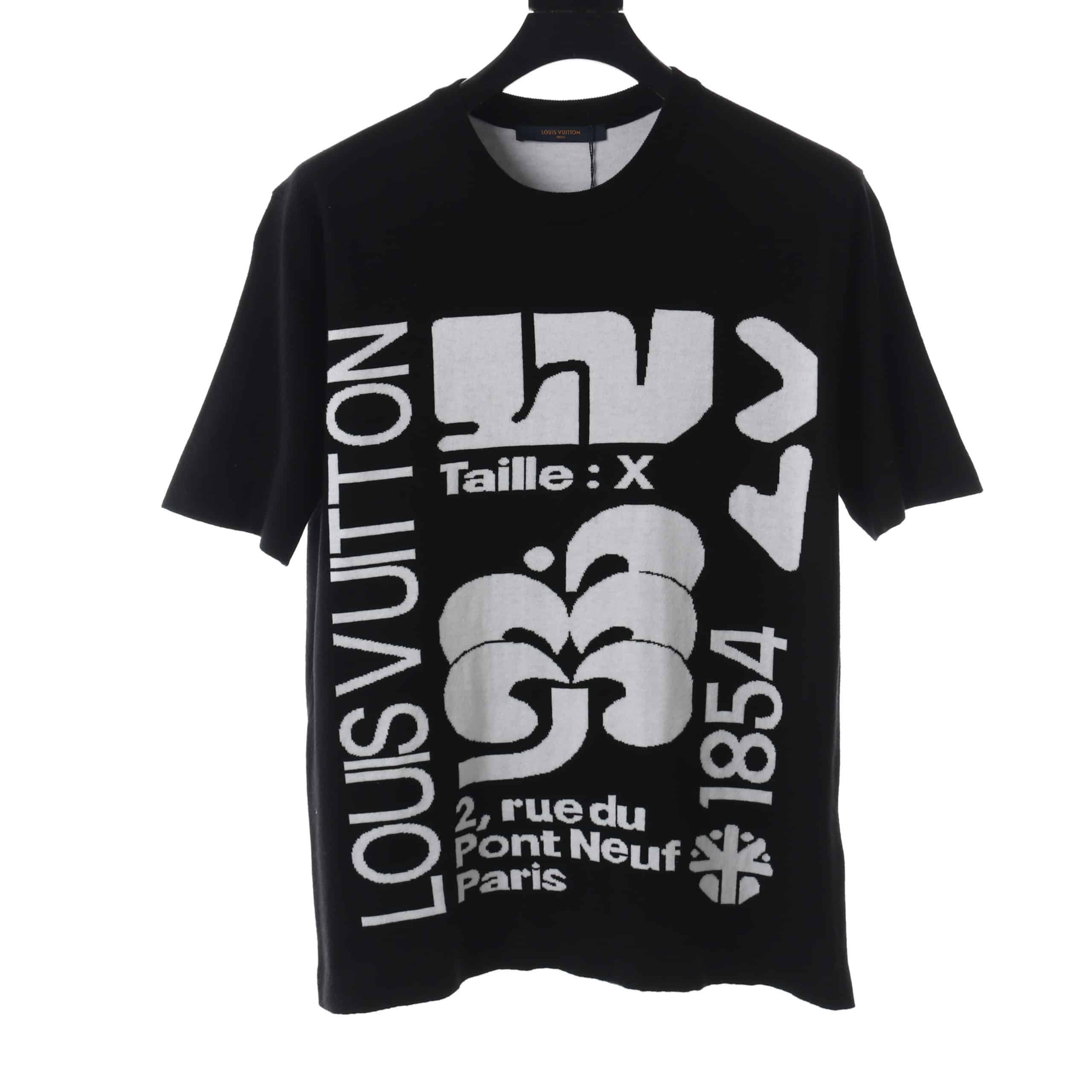 LOUIS VUITTON INTARSIA GRAPHIC KNITTED