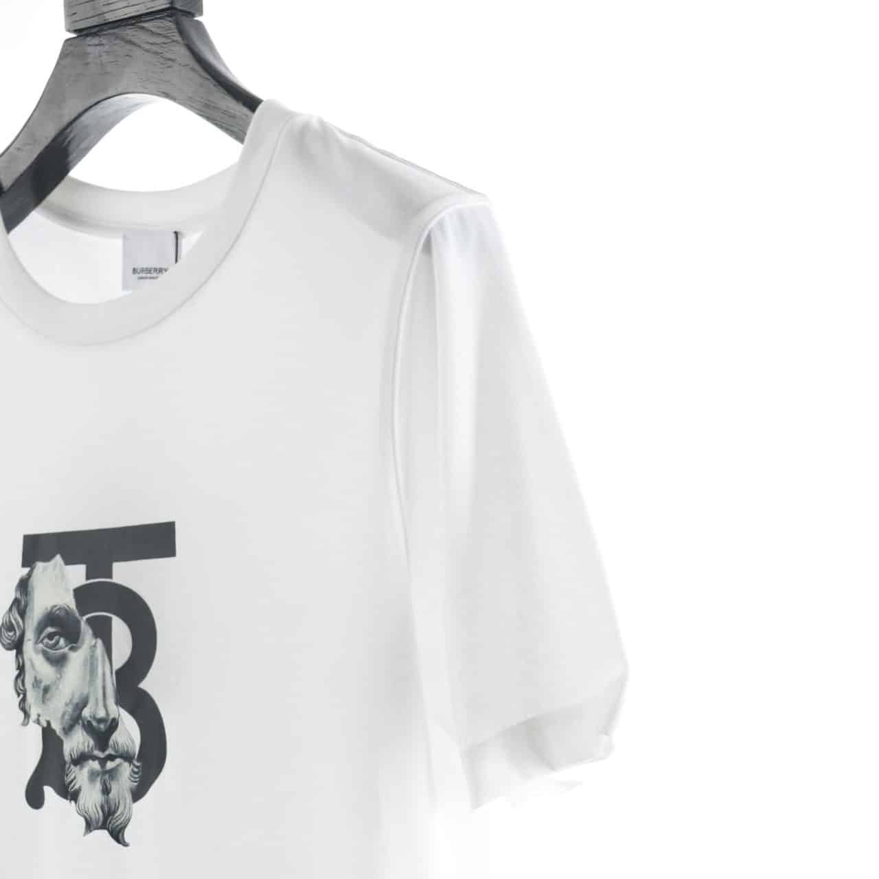 BALENCIAGA ANGEL PRINT CREW NECK T SHIRT