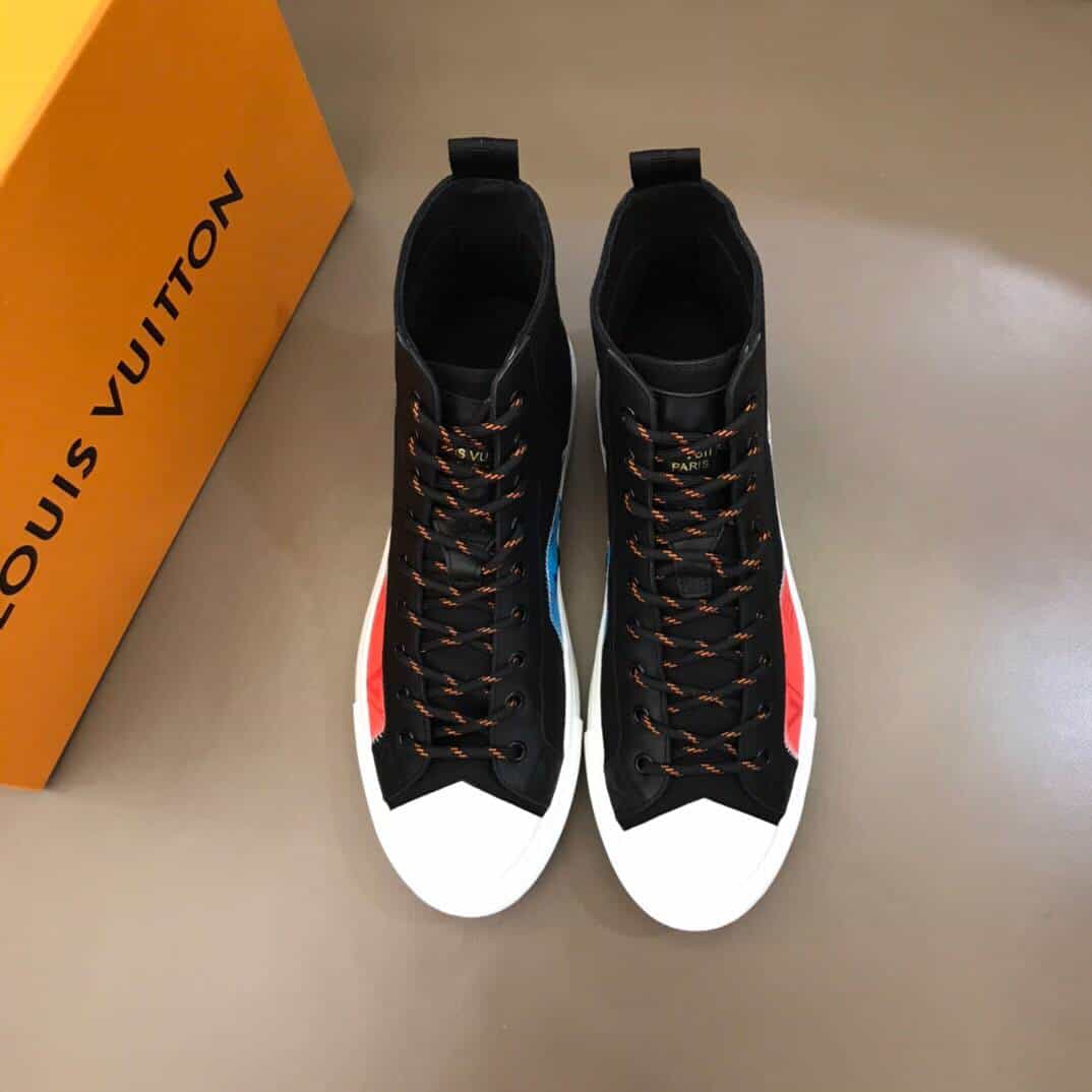 LOUIS VUITTON TATTOO HIGH TOP BLACK SNEAKER - LV77