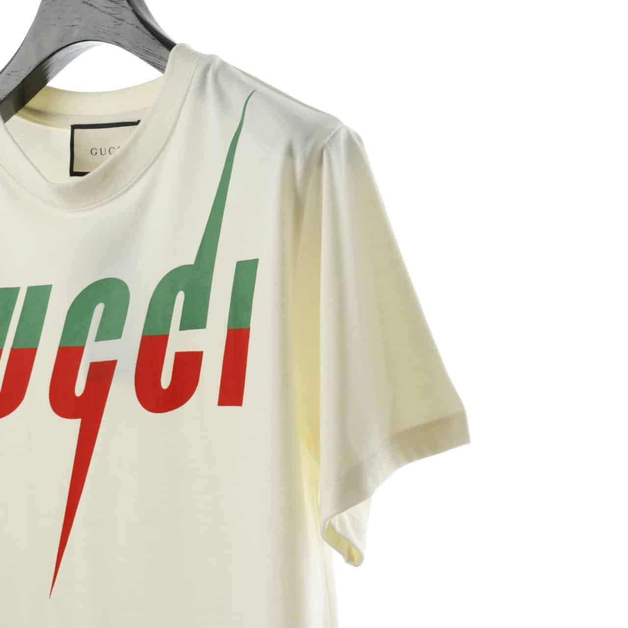 GUCCI 20SS LIGHTNING LOGO SHORT SLEEVE T SHIRT