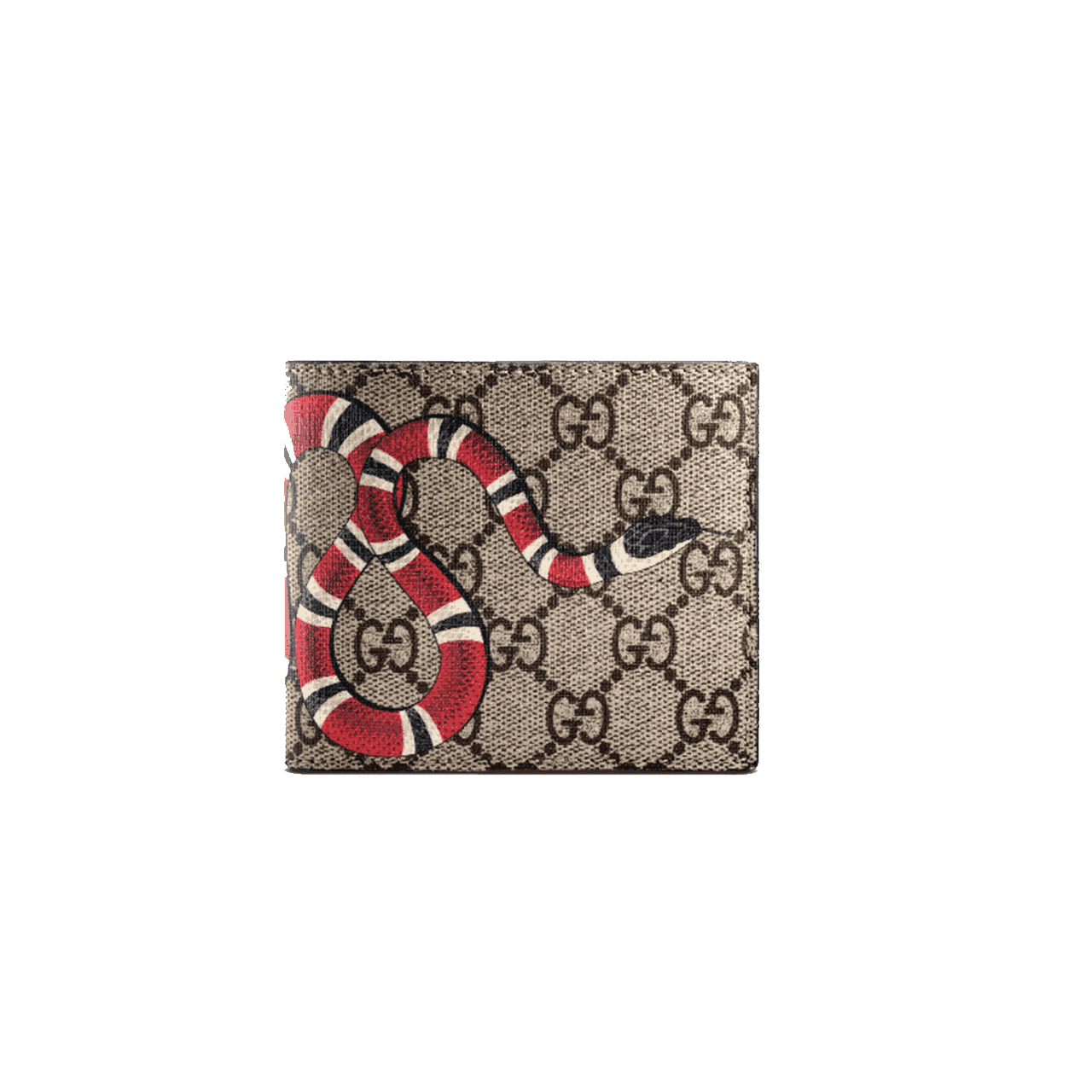GUCCI KINGSNAKE PRINT GG SUPREME WALLET