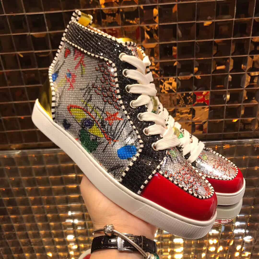 CHRISTIAN LOUBOUTIN HIGH TOP SNEAKER - CL68