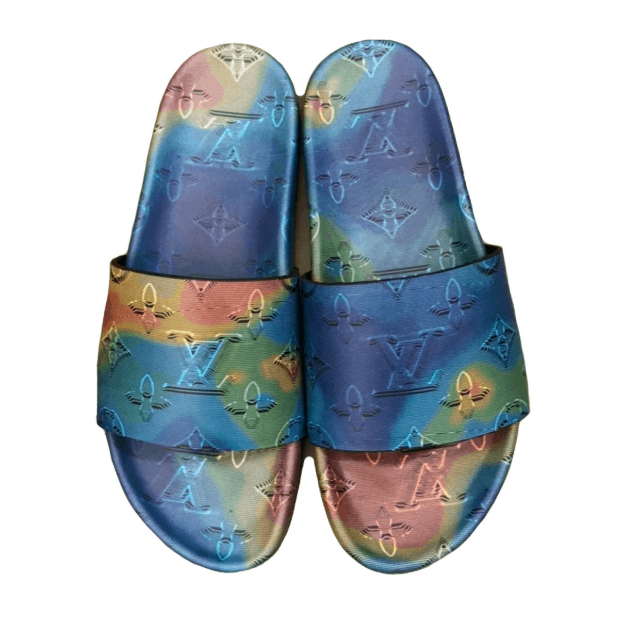 LOUIS VUITTON MONOGRAM 3D EFFECT PRINT SLIDES - LVS44