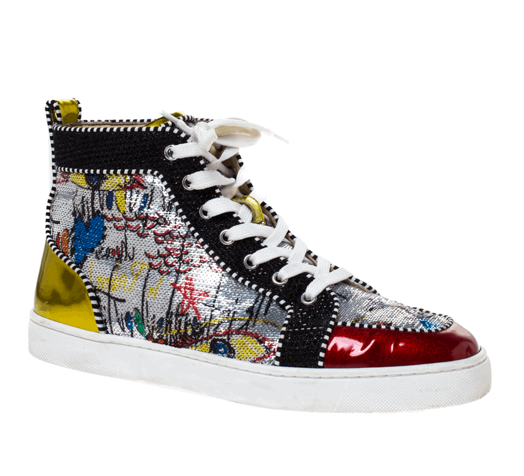 CHRISTIAN LOUBOUTIN HIGH TOP SNEAKER - CL68
