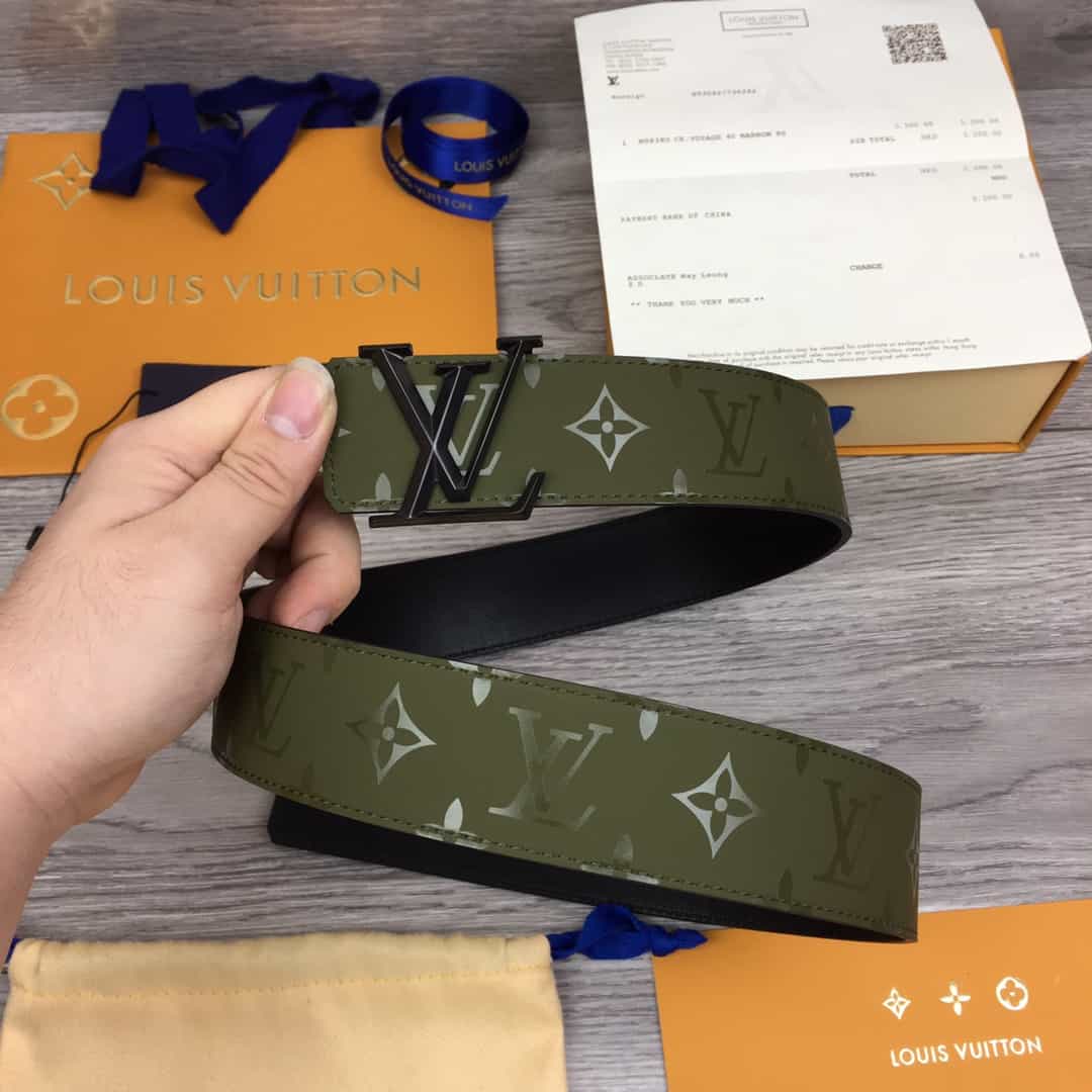 LOUIS VUITTON LV PYRAMIDE 40MM REVERSIBLE BELT