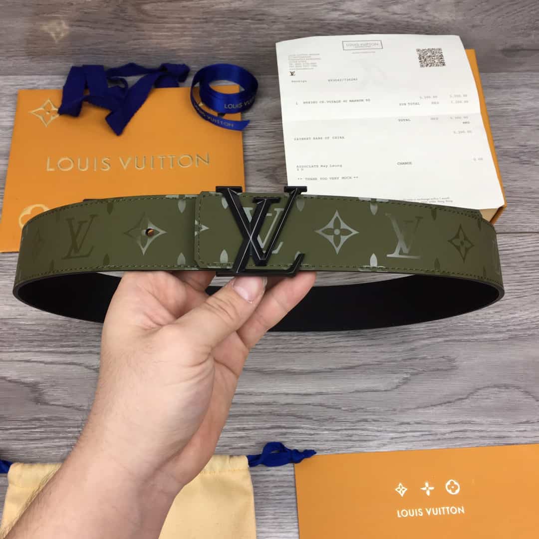 LOUIS VUITTON LV PYRAMIDE 40MM REVERSIBLE BELT