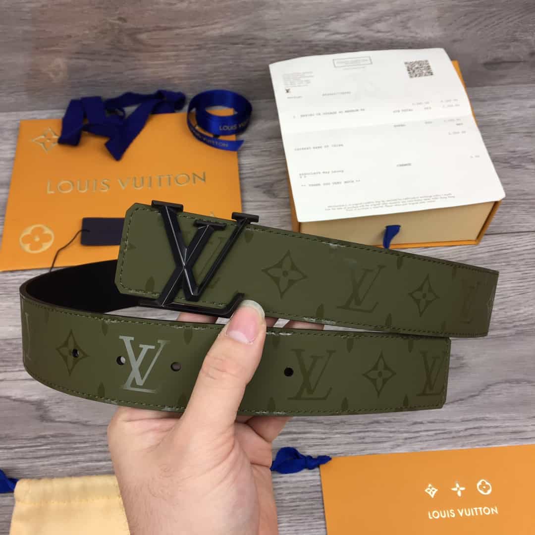 LOUIS VUITTON LV PYRAMIDE 40MM REVERSIBLE BELT
