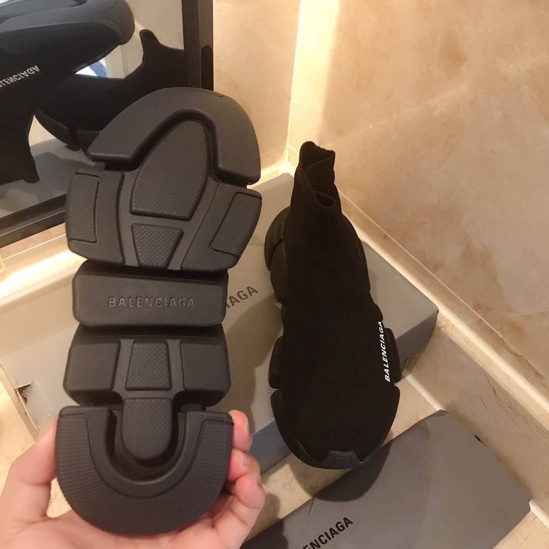 BALENCIAGA SPEED 2020 TRAINER TRIPLE BLACK - BB52