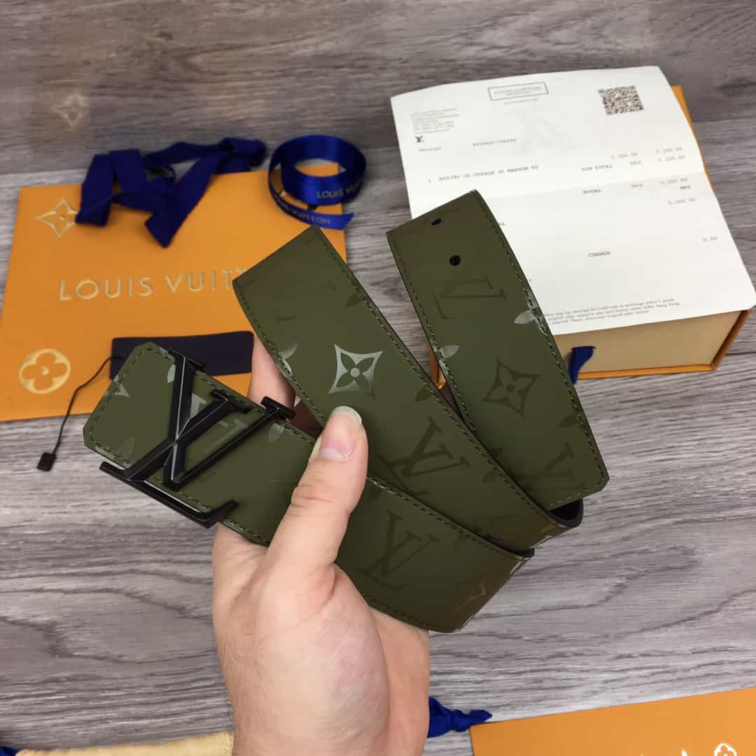 LOUIS VUITTON LV PYRAMIDE 40MM REVERSIBLE BELT