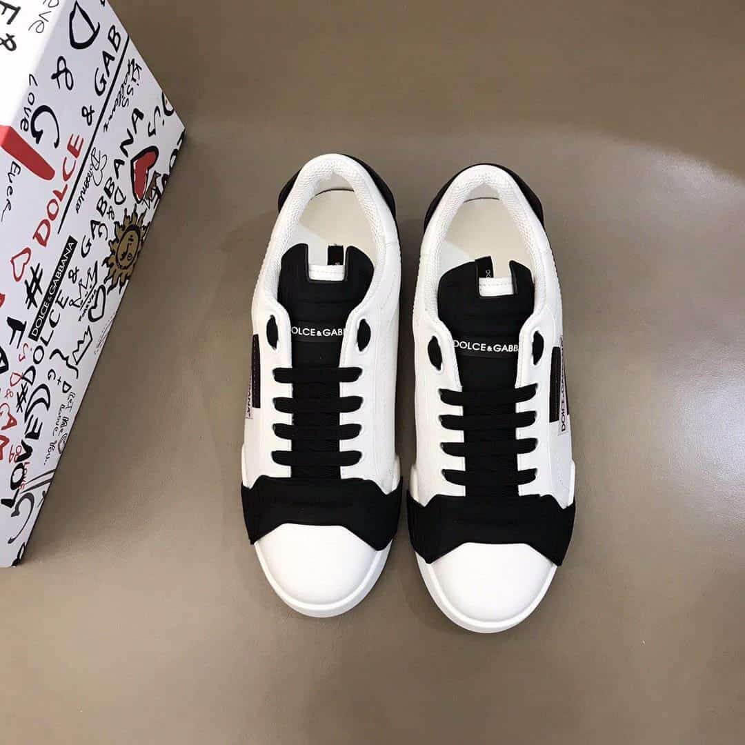 DOLCE & GABBANA LOGO LOW-TOP SNEAKERS - DG93