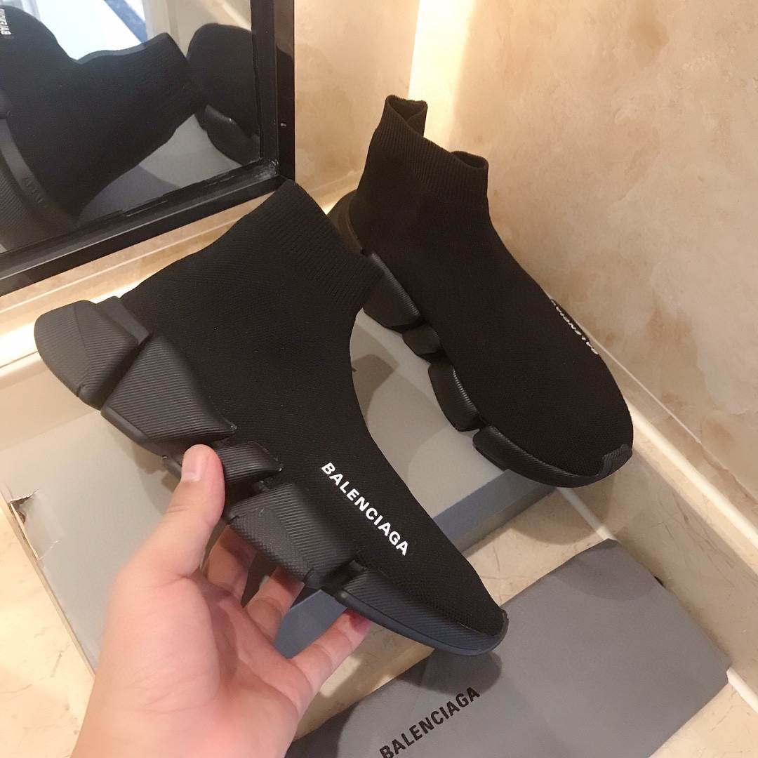 BALENCIAGA SPEED 2020 TRAINER TRIPLE BLACK - BB52