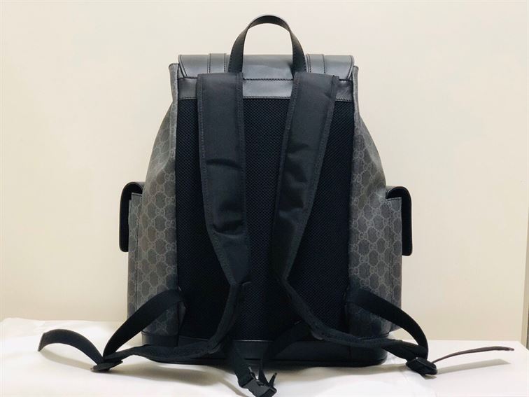 GUCCI CANVAS GG BACKPACK IN BLACK FOR MEN - GBC28