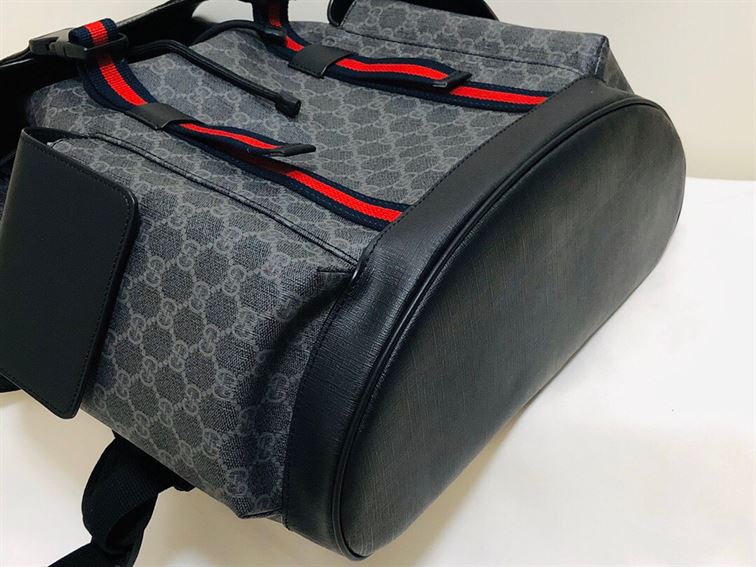 GUCCI CANVAS GG BACKPACK IN BLACK FOR MEN - GBC28