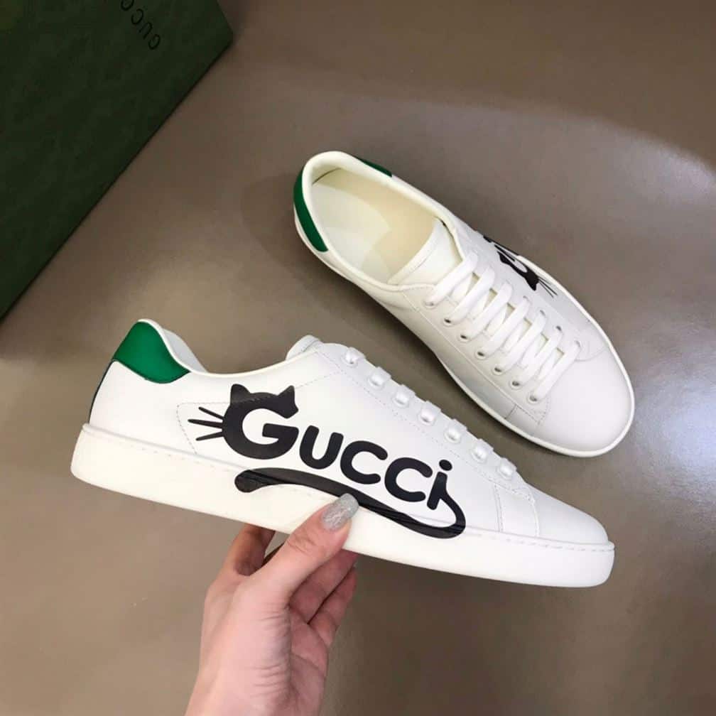 ACE SNEAKERS WITH GUCCI KITTEN - GC063