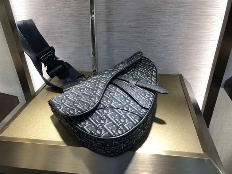 BLUE DIOR OBLIQUE KASURI JACQUARD