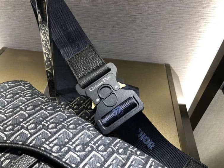 BLUE DIOR OBLIQUE KASURI JACQUARD