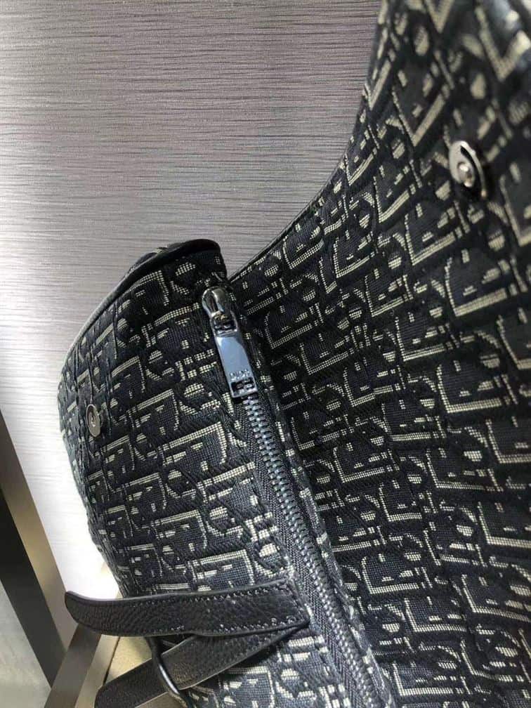 BLUE DIOR OBLIQUE KASURI JACQUARD