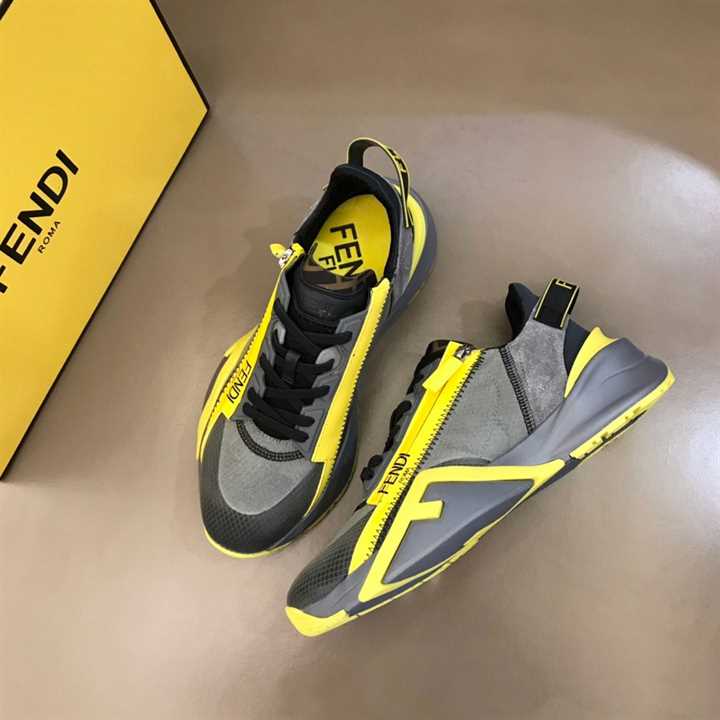 FENDI CHUNKY LACE-UP TRAINERS - FD21