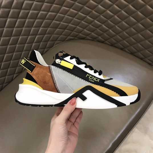 FENDI CHUNKY LACE-UP TRAINERS - FD22