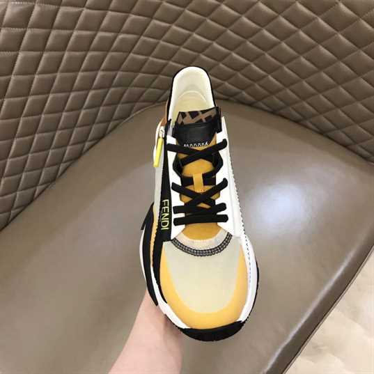 FENDI CHUNKY LACE-UP TRAINERS - FD22