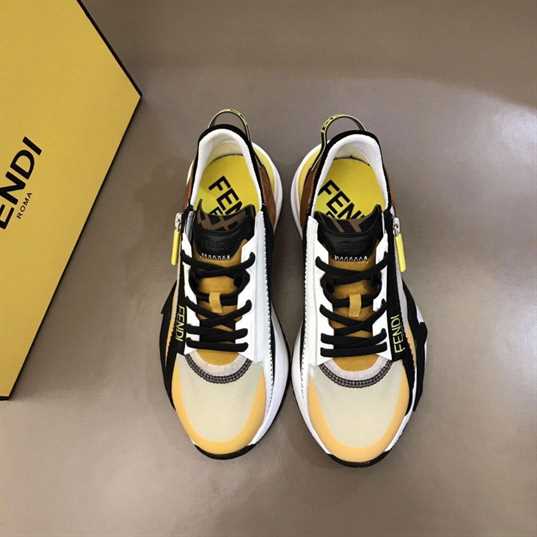 FENDI CHUNKY LACE-UP TRAINERS - FD22
